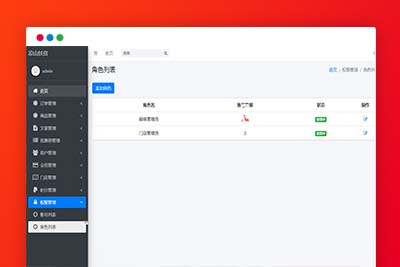 K366 PHP网站后台角色权限管理系统源码
