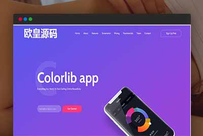 q16 HTML5 APP项目展示响应式网页模板下载