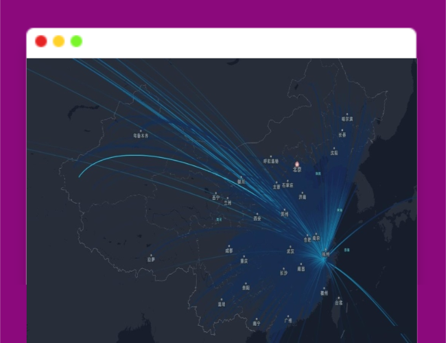 A1523网站访客大数据腾讯地图API展示源码