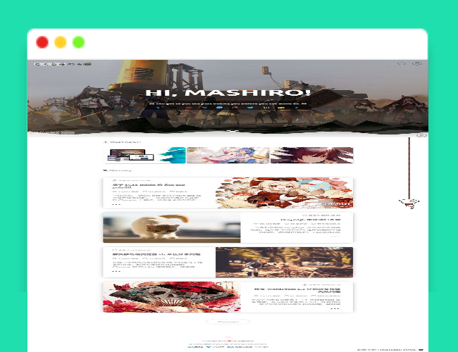 A1727WordPress二次元博客主题模板-Sakurairo v2.5.1.1