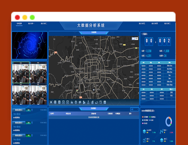 A2267大数据可视化大屏电子沙盘合集 数据大屏可视化展示案例 数据大屏可视化展示系统