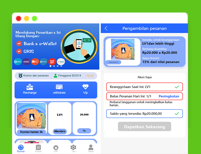 A2312海外刷单抢单平台源码 刷单海外仓 海外商城刷单 海外抢单系统