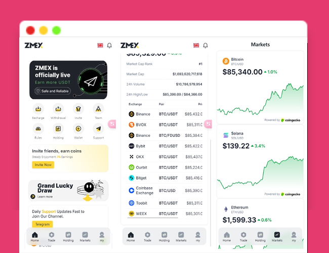 A2490海外版AI量化区块链系统源码 区块链管理系统架构设计 UI精美
