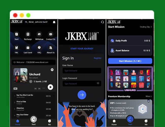 A2611音乐推广接单平台 JKBX海外音乐抢单系统源码  自动抢单系统Thinkphp框架 附教程